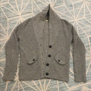 J. Crew Heather Gray Knit Sweater